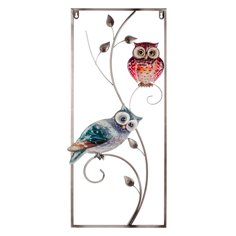 Аксессуар настенный из металла Blank Space Owls Мульти в Барнауле | Loft Concept 