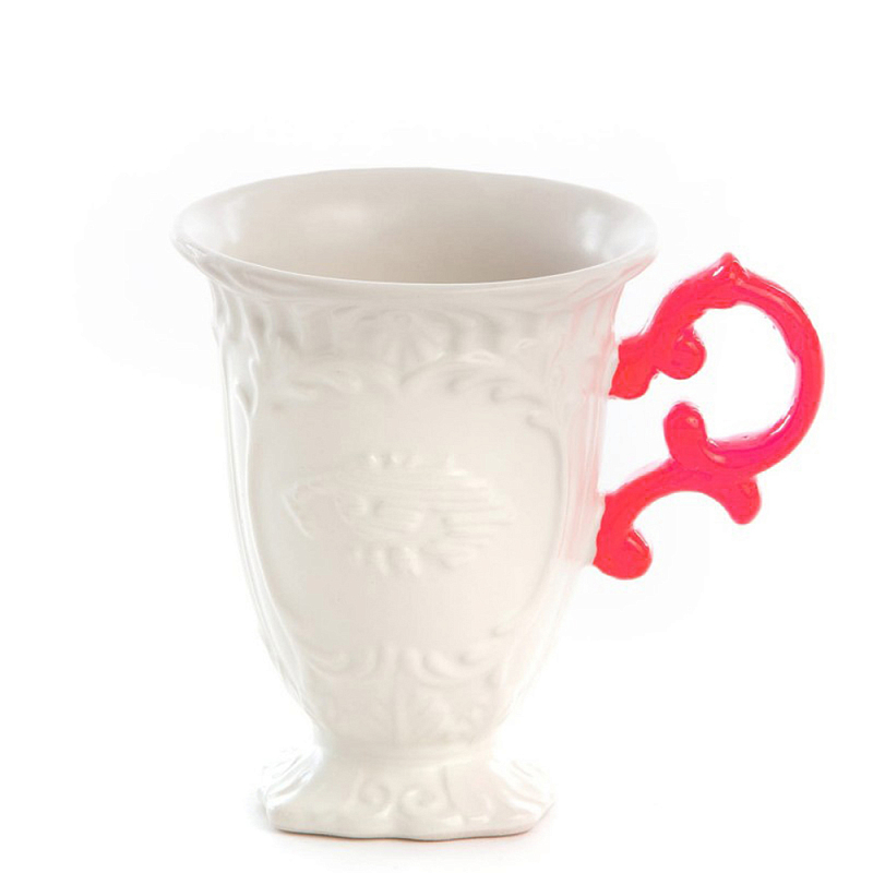 Кружка Seletti I-Mug Fuchsia Белый Фуксия Кружка Seletti I-Mug Fuchsia Белый Фуксия в Барнауле | Loft Concept
