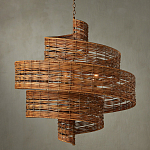 Люстра фактурная в виде спирали Enveloping Art варинант исполнения - 4 | Loft Concept в Барнауле