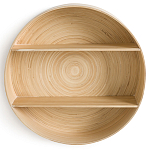 Полка настенная из бамбука Zenara варинант исполнения - 1 | Loft Concept в Барнауле