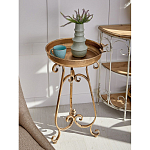 Столик приставной на фигурном подножии Magnificent Century варинант исполнения - 5 | Loft Concept в Барнауле