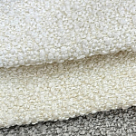 Мебельная ткань белый молочный Букле 142 см 1001 варинант исполнения - 1 | Loft Concept в Барнауле