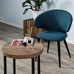 Стол журнальный круглый в стиле лофт Urban Style Space 2 варинант исполнения - 3 | Loft Concept в Барнауле