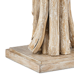 Настольная лампа с каркасом в виде веток деревьев с абажуром из ткани Natural Driftwood варинант исполнения - 2 | Loft Concept в Барнауле