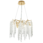 Люстра с декором в виде ветвей с хрустальными подвесками Fairytree Gold Crystal Chandelier 6 варинант исполнения - 2 | Loft Concept в Барнауле