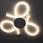 Люстра белого цвета с тремя изогнутыми светодиоидными плафонами Luke Lampco Tracer Lamp варинант исполнения - 2 | Loft Concept в Барнауле