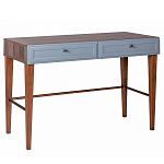 Стол письменный из массива бука с 2-мя ящиками серый Wenge Light варинант исполнения - 1 | Loft Concept в Барнауле