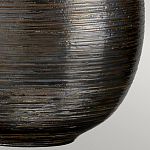 Настольная лампа с круглым фарфоровым основанием ручной работы с покрытием глазурью и белым абажуром из искусственного шелка Elstead Lighting варинант исполнения - 5 | Loft Concept в Барнауле