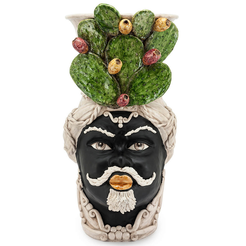 Большая Напольная ваза Abhika VASE MORO MAN FICO Зеленый Коричневый Большая Напольная ваза Abhika VASE MORO MAN FICO Зеленый Коричневый в Барнауле | Loft Concept