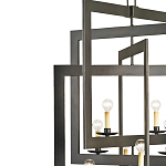 Люстра из пересекающихся квадратных элементов Intersecting Squares варинант исполнения - 1 | Loft Concept в Барнауле