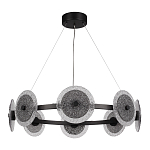 Люстра с плафонами из фактурного двойного стекла Heterochromia варинант исполнения - 5 | Loft Concept в Барнауле