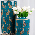 Ваза фарфоровая с крышкой Leopard Ccollection варинант исполнения - 4 | Loft Concept в Барнауле