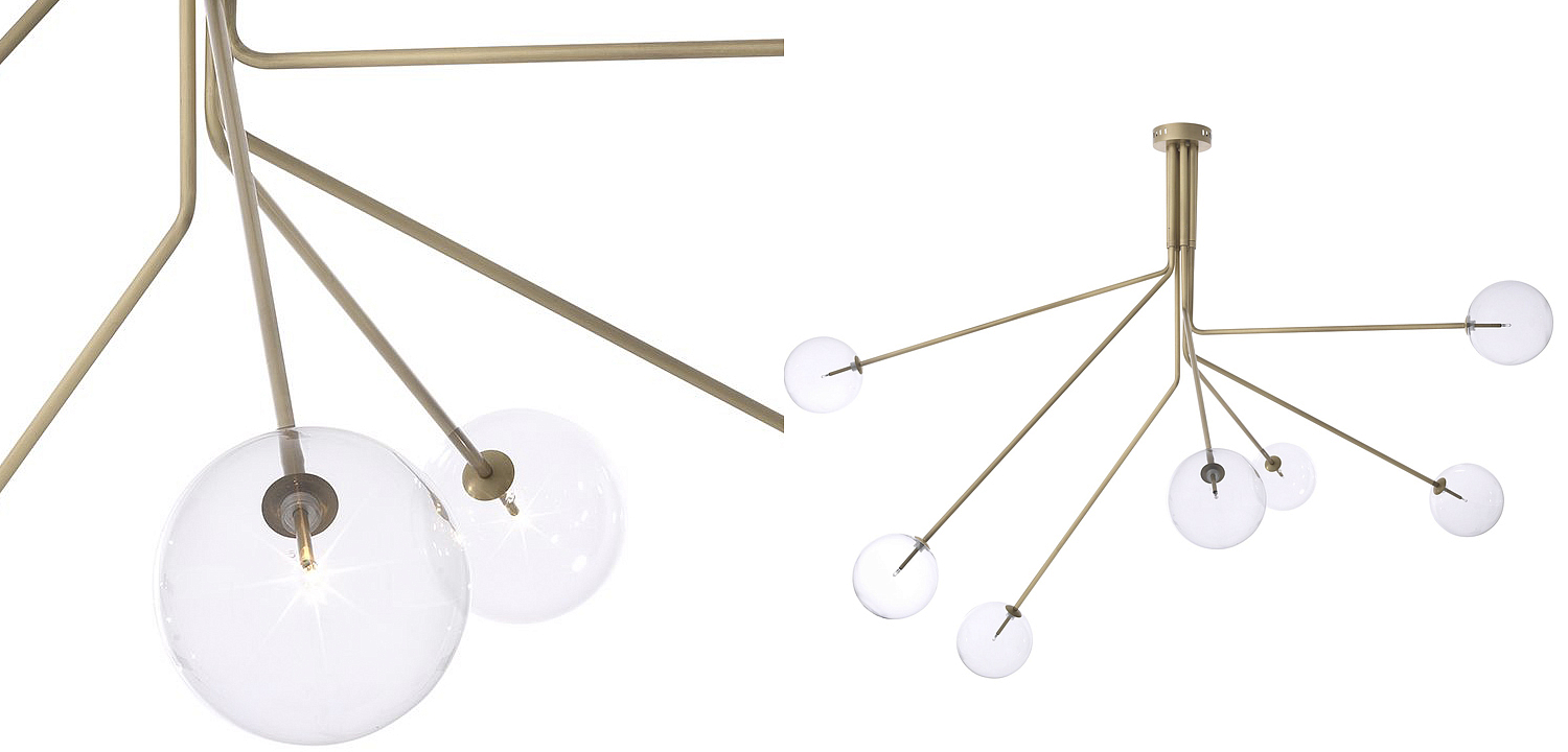 Люстра Eichholtz Chandelier Topaz Brass Люстра Eichholtz Chandelier Topaz Brass - Loft-Concept в Барнауле