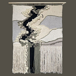 Панно ручная работа Черно-Белый Природный Орнамент  варинант исполнения - 4 | Loft Concept в Барнауле