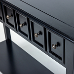 Черная консоль с выдвижными ящиками Monica варинант исполнения - 3 | Loft Concept в Барнауле