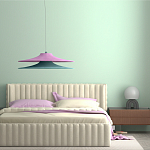 Подвесной вязаный светильник в двухцветном исполнении «Двойной Токио»  варинант исполнения - 1 | Loft Concept в Барнауле