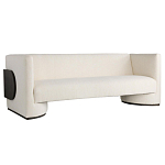 Трехместный диван Florida Sofa  с элегантным деревянным декором  варинант исполнения - 1 | Loft Concept в Барнауле