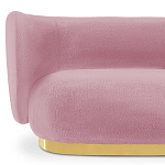 Диван с обивкой из искусственного меха Ambrose Soft Sofa варинант исполнения - 4 | Loft Concept в Барнауле