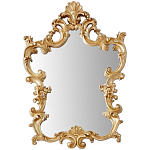 Настенное зеркало Callero Golden Mirror варинант исполнения - 1 | Loft Concept в Барнауле