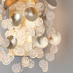 Бра с декоративными подвесками из прозрачного стекла в форме монеток FAIRYTREE Light варинант исполнения - 4 | Loft Concept в Барнауле