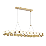 Люстра овальная с круглыми светодиодными источниками света Maxine Light варинант исполнения - 1 | Loft Concept в Барнауле