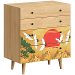 Комод с принтом на ящиках Elise Chest of Drawers варинант исполнения - 16 | Loft Concept в Барнауле