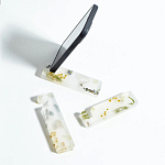 Подставка для телефона из эпоксидной смолы с цветами розовая Epoxy Flowers Phone Stand Pink варинант исполнения - 2 | Loft Concept в Барнауле