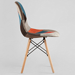 Стул с обивкой в технике пэчворк DSW варинант исполнения - 3 | Loft Concept в Барнауле