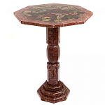 Кофейный стол из натуральных камней Лемезит и Яшма Natural Stone Tables варинант исполнения - 7 | Loft Concept в Барнауле