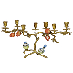 Бронзовый подсвечник на 7 свечей Eden Garden варинант исполнения - 1 | Loft Concept в Барнауле