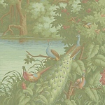 Обои ручная роспись Le Brésil Pastel варинант исполнения - 1 | Loft Concept в Барнауле