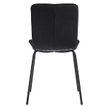 Стул черный с обивкой из велюра Black Archie Chair варинант исполнения - 4 | Loft Concept в Барнауле