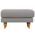 Мягкий пуф на деревянных ножках Garner Pouf Light варинант исполнения - 2 | Loft Concept в Барнауле