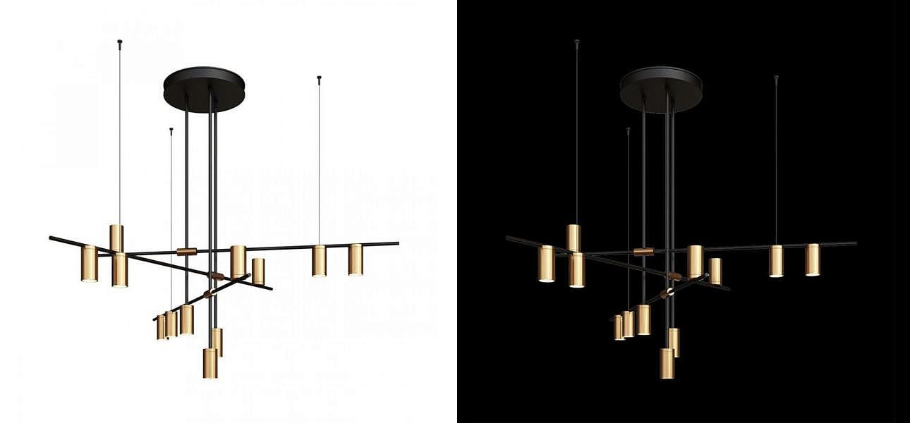 Подвесной светильник TRIBES CHANDELIER 12 плафонов Подвесной светильник TRIBES CHANDELIER 12 плафонов - Loft-Concept в Барнауле