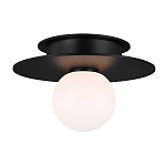 Потолочный светильник с шарообразным плафоном из белого матового стекла Generation Lighting варинант исполнения - 2 | Loft Concept в Барнауле