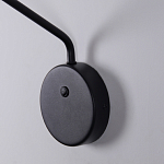 Бра с длинным чёрным металлическим каркасом Bendik Lighting варинант исполнения - 6 | Loft Concept в Барнауле