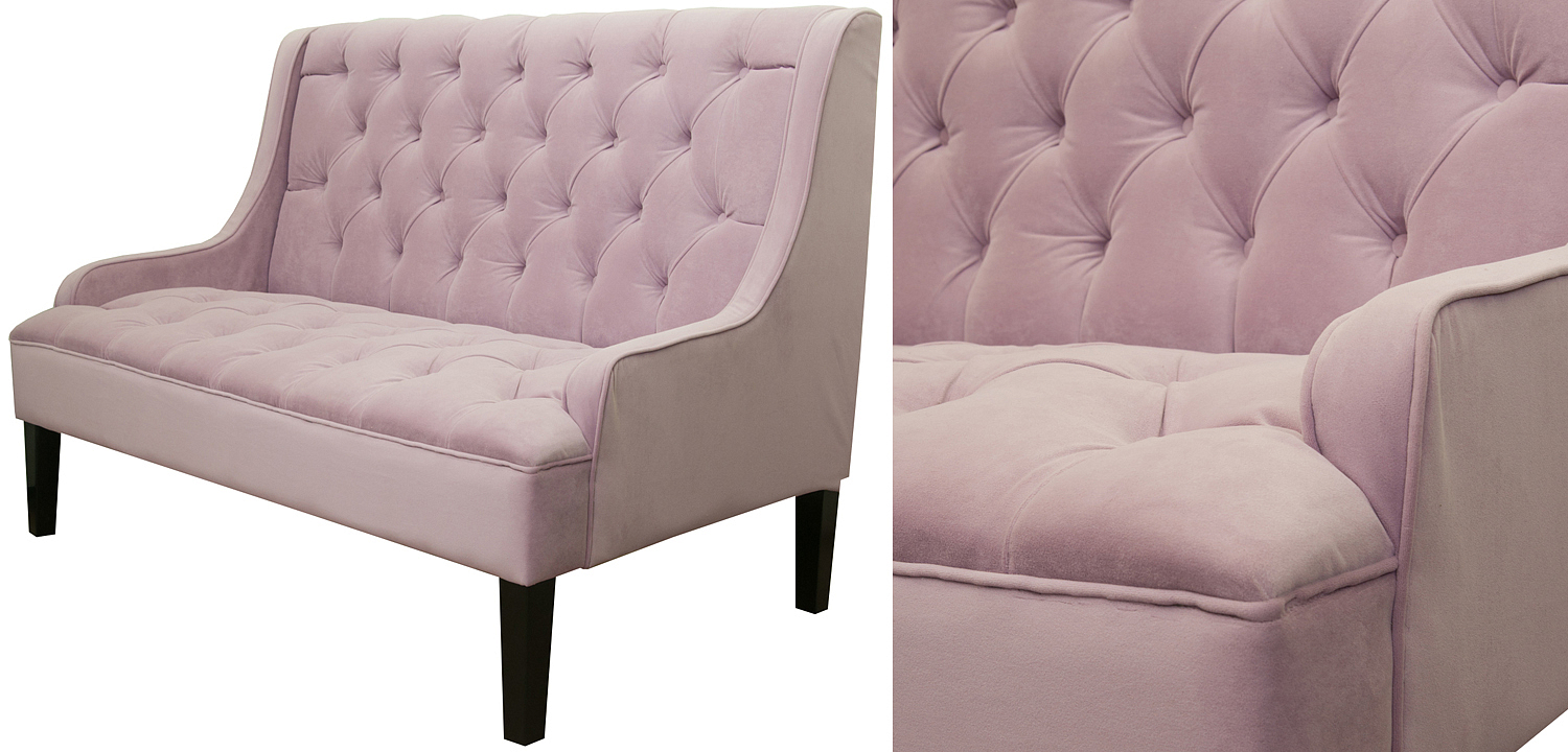 Диван Folket Sofa velour pink Диван Folket Sofa velour pink - Loft-Concept в Барнауле