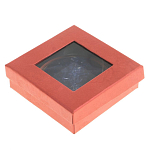 Зеркало карманное круглое двухстороннее из натурального камня Содалит в подарочной упаковке Gold Stone Mirrors варинант исполнения - 4 | Loft Concept в Барнауле