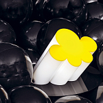 Настольная дизайнерская лампа Poltronova Passiflora Yellow Table Lamp варинант исполнения - 8 | Loft Concept в Барнауле