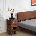 Тумбочка прикроватная с ящиком и дверцей Робот Robot Desk варинант исполнения - 8 | Loft Concept в Барнауле