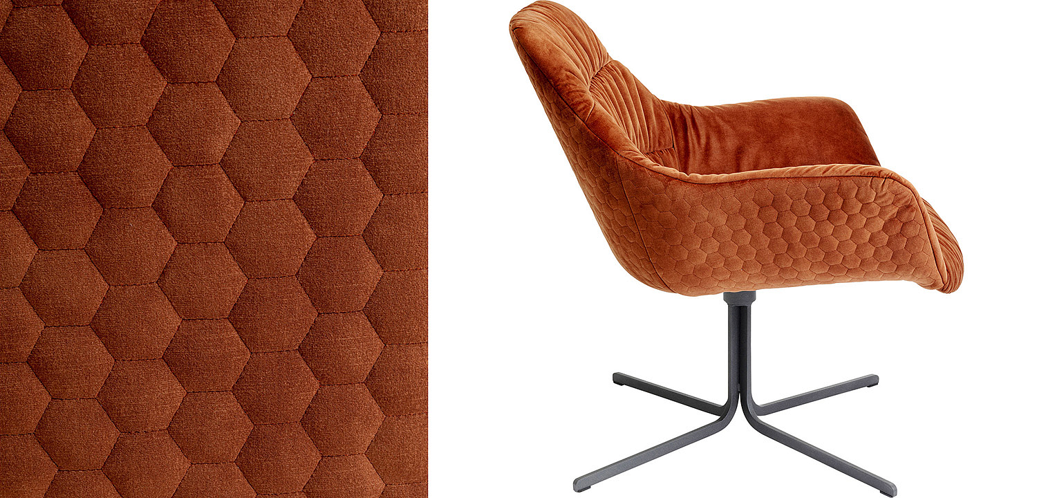 Кресло вращающееся Cinnamon Honeycomb - Loft-Concept в Барнауле