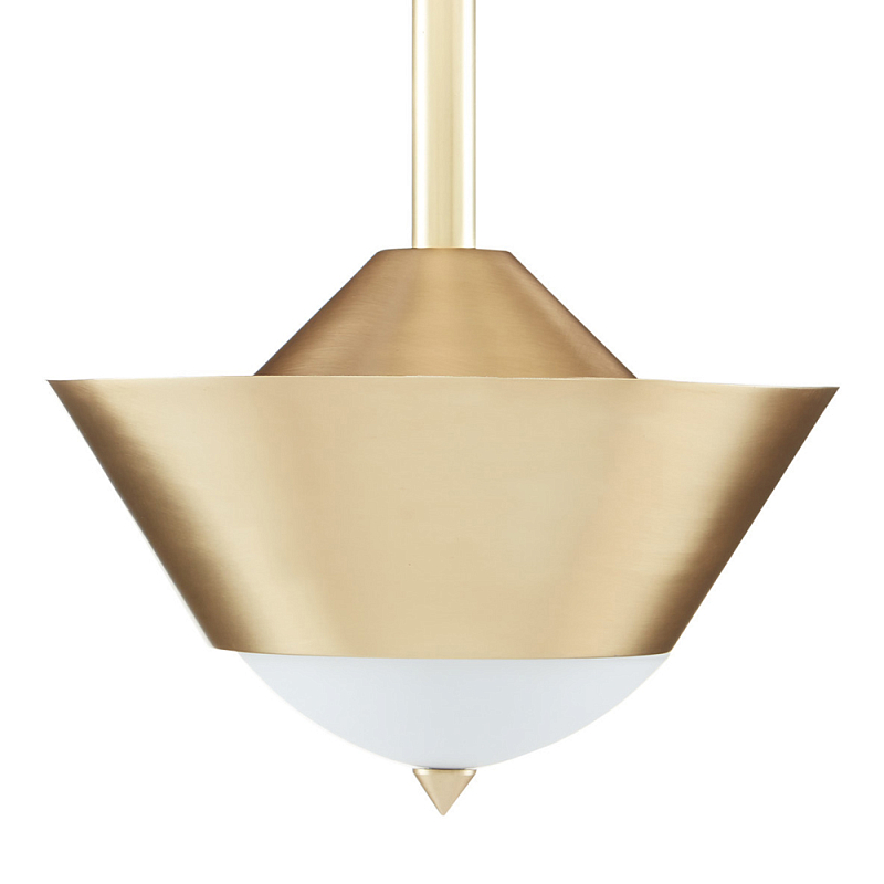 Подвесной светильник светодиодный конусообразный Сone Shaped Gold Pendant Золотой Белый Подвесной светильник светодиодный конусообразный Сone Shaped Gold Pendant Золотой Белый в Барнауле | Loft Concept