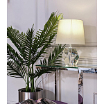 Настольная лампа с кремовым абажуром на граненном основании Crystal Facets варинант исполнения - 1 | Loft Concept в Барнауле