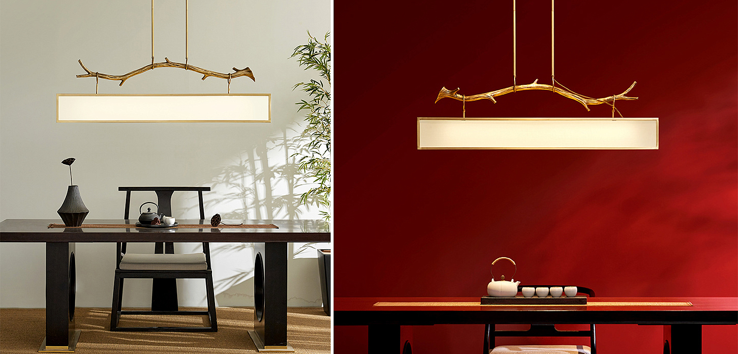 Дизайнерская прямоугольная люстра с золотой веткой Rectangular chandelier golden branch Дизайнерская прямоугольная люстра с золотой веткой Rectangular chandelier golden branch - Loft-Concept в Барнауле