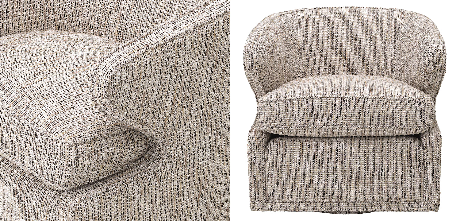Кресло Eichholtz Swivel Chair Dorset Бежевый Кресло Eichholtz Swivel Chair Dorset Бежевый - Loft-Concept в Барнауле