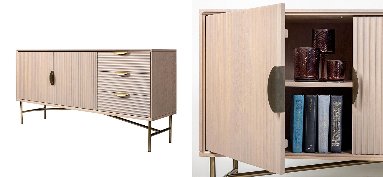Комод Antique Order Бежевый Шпон Дуба Комод Antique Order Бежевый Шпон Дуба - Loft-Concept в Барнауле