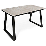 Стол обеденный раздвижной с прямоугольной бежевой столешницей Magali варинант исполнения - 1 | Loft Concept в Барнауле