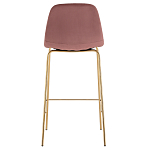 Барный стул на золотистых ножках VENDRAMIN Pink варинант исполнения - 5 | Loft Concept в Барнауле