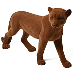 Декоративная статуэтка коричневый флок Сheetah Statuette варинант исполнения - 1 | Loft Concept в Барнауле