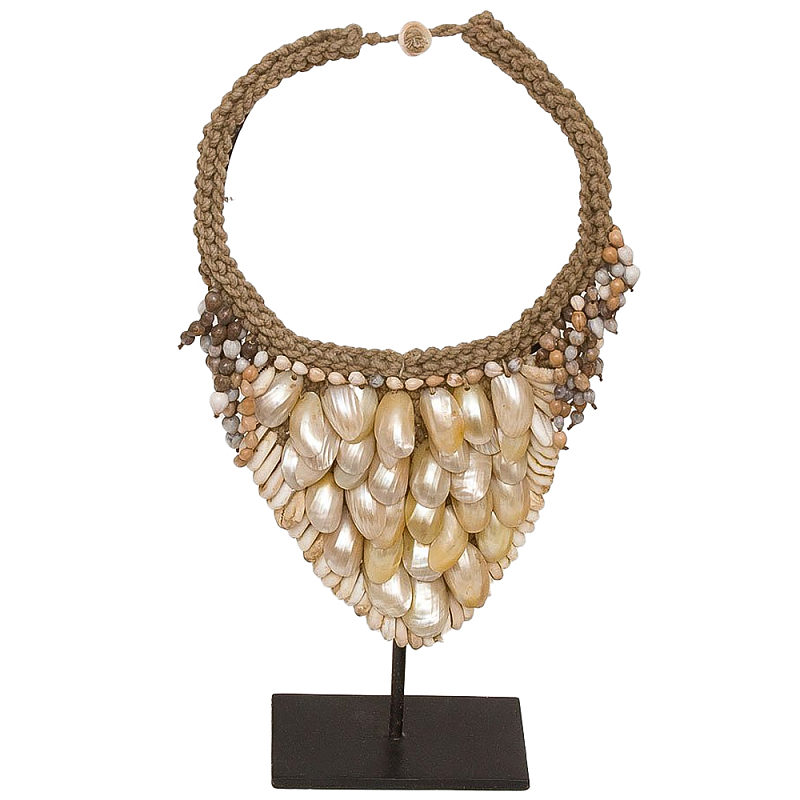 Этническое ожерелье с перламутровыми ракушками Mother of Pearl Shell Necklace Бежевый Перламутровый Этническое ожерелье с перламутровыми ракушками Mother of Pearl Shell Necklace Бежевый Перламутровый в Барнауле | Loft Concept